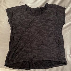 Lululemon Camo Short Sleeve Shirt